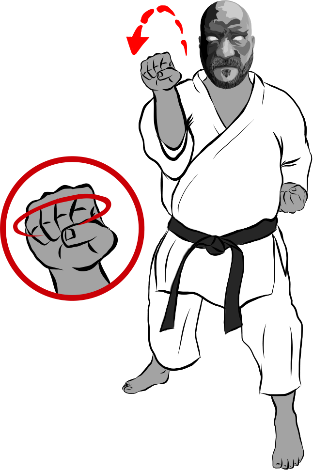 Sho-kento (Small Fist Strike)